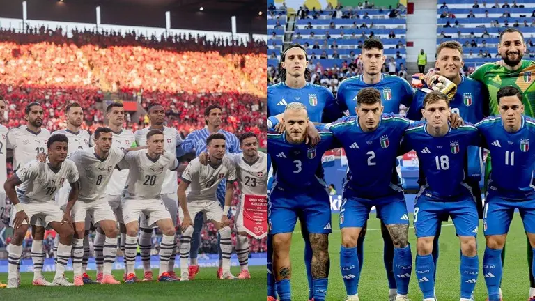 Thông tin đáng chú ý trước trận đấu Thuỵ Sỹ vs Ý