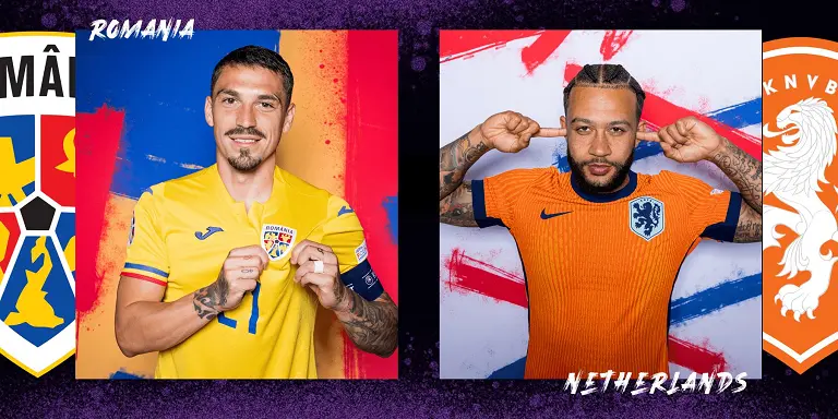 Đội hình ra sân dự kiến trận đấu Romania vs Hà Lan
