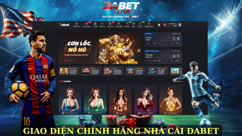 Giao diện trang chủ chính hãng nhà cái DABET cập nhật mới nhất 2024 Giao diện trang chủ chính hãng nhà cái DABET cập nhật mới nhất 2024